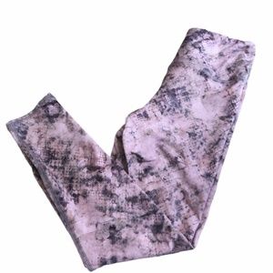 High Waist Purple Snake Print Sofia Leggings